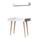 Kirjutuslaud Kalune Design Ballony, valge