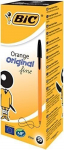 Pastakad &laquo;ORANGE FINE&raquo; BIC 0,8 mm, must, pakendis 20 tk (101144)