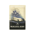 Metallplaat 20 x 30 cm, Mercedes Benz - Silver Arrow Historic
