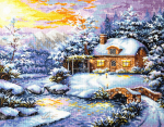 Tikkimiskomplekt Magic Needle "Winter's Tale" 45-08