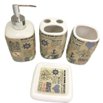 Keraamiline vannitoatarvikute komplekt "Benedomo"
