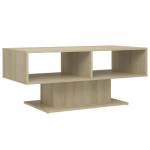 vidaXL kohvilaud, Sonoma tamm 103,5x50x44,5cm puitlaastplaat