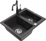 Graniidist k&ouml;&ouml;givalamu Mexen Carlos koos segisti ja sifooniga, Black granite