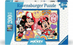 Ravensburger pusle Kinderpuzzle Disney Mickey and Friends - Unterwegs with Mickey and Minnie (200-osaline)