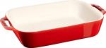 Staub ahjun&otilde;u Oval Dish Ceramic, Cherry punane, 34x24cm