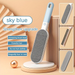 4-in-1 Elektrostaatiline Karvaeemaldushari, Riide Roller. , Sky Blue Keturi viename skustuvas