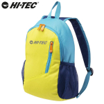 Kooli- ja turismikott Simply 8L, Hi-Tec, helkurdetailid, 33x19x10 cm, kollane-sinine