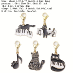 Kitarriv&otilde;tmehoidja komplekt, Music and cats 5pcs/set
