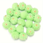Karusnahk pompoonid, Light Green (20pcs)