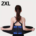 Suure suurusega seljatugi naistele ja meestele - S kuni 6XL lisatoe rihmade ja kompressiooniga., 2XL