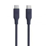 Evelatus FlexCharge III USB-C kuni USB-C 60W Kiire Silikoonkaabel 1.2M Sinine