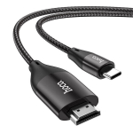 Type-C to HDMI kaabel / kaabel / adapter HD-ekraanikaabel Hoco UA16 |2m, 4K| Must