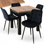 Kokkupandav laud MAX koos toolidega CHRIS komplekti x4 Mebel Elite