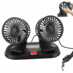 Auto ventilaator topeltpeaga, usb &otilde;hujahuti, 2 kiirust