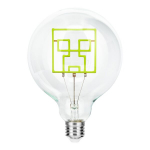 LED neoonpirn - Minecraft Creeper