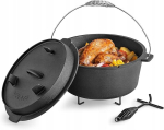 Velaze malmpott dutch oven premium kaane ja alusega, 9.5 l