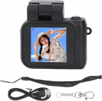 Kaasaskantavad v&otilde;tmehoidja kaamerad, mini pixel kaamera p&ouml;idla suuruses 1080p, mikro videokaamera, kompaktne vintage videokaamera &uuml;li&otilde;pilastele ja lastele (32g v&auml;ikese m&auml;lukaardiga)