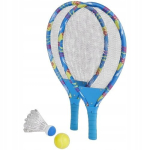 4-osaline tennisekomplekt Xl Reketid pall sulgpall