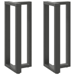 baarilaua jalad T-kujuline, 2 tk, antratsiit, 50x35x(100-101)cm CFE707411