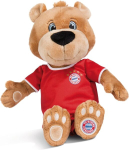 Nici M&auml;nguasi Fc Bayern Munich karu Berni 35 cm - pehme pl&uuml;&uuml;sist jalgpallif&auml;nni toode kallistamiseks ja m&auml;ngimiseks, lastele ja t&auml;iskasvanutele, 49074, suurep&auml;rane kingiidee, pruun