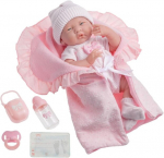 Jc toys 18780 la newborn pehme boutique beebinukk, 39,4 cm, roosa
