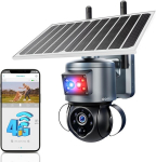 4g lte mobiilside valvekaamera sim-kaardiga 4mp p&auml;ikeseenergial t&ouml;&ouml;tavad juhtmevabad turvakaamerad v&auml;litingimustes, wifi pole vajalik, &ouml;&ouml;n&auml;gemise 360 ptz liikumisanduriga prožektoriga kaamera kodu turvalisuse tagamiseks