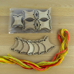 Tikandid tarvikud Embroidery craft. P&ouml;&ouml;rdlattid, kerad muster 1 (20 tk pakis) BB-003-20