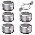 5x vooluhulga regulaatorid perlatorid M24 kraani s&otilde;el d&uuml;&uuml;s filter + v&otilde;ti