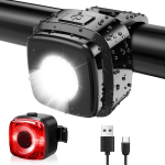 Antimi jalgrattatulede komplekt, stvzo-sertifikaadiga led valgustuskomplekt ipx5 esituli + tagatuli, jalgrattatulede komplekt usb type c