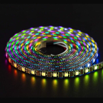 Btf-lighting rgbw rgb+soe valge sk6812 (sarnane ws2812b-le) individuaalselt adresseeritav 16.4ft 60leds/pixels/m paindlik 4 v&auml;rvi 1 led dream color led riba ip65 veekindel dc5v must pcb