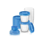 Piima s&auml;ilitamise komplekt, Avent, 10 tk, 180 ml