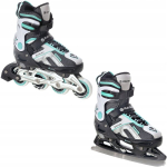 Uisud Raven Pulse 2in1 reguleeritavad Black/mint 33-36