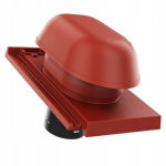 Sanitaarne tuulutusklapp fi 125 Creaton Domino Punane