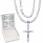 H&otilde;bekett 925 Rist Kommunioon Ristimine Graveerimine