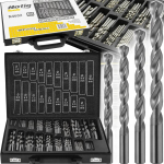 Metallipuurid Hss terasele 170 tk puur 1-10mm puuride komplekt + kohver