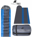 Malatec Muumia magamiskott kapuutsiga 200 cm - sinine-hall