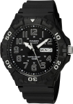 Casio meeste 'diver style' kvartsist vaik randmekell, v&auml;rvus must (mudel: Mrw-210h-1avcf)