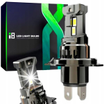 H4 Led pirn mootorrattale Canbus 1:1 v&otilde;imas valge 12v 50w homologatsioon