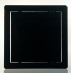 Revisiooniluuk 40x40 must, must revisiooniklapp, s&uuml;steem: Klik-klak