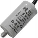 K&auml;ivituskondensaator 6&micro;f 425v 30x56mm koos kaabliga