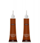 Naha parandamise komplekt, naha paranduskreem Comioke, pruun, 40 ml, 2 tk