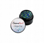 Cosmonail - glitter geel 032, 5 ml