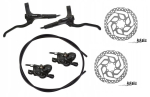 H&uuml;draulilised pidurid Shimano Mt200 Komplekt ees ja taga koos ketastega Komplekt