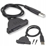 Usb 2.0 Slimline Slim Sata 7 + 6 13 Pin adapterikaabel + kruvid