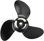 Kimiss paadi mere alumiiniumisulamist propeller paadi propeller 7,8 x 8 p&auml;ramootoritele 4te 5te 6te (must)