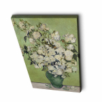 Reproduktsioon Still Life: Vase with Pink Roses