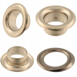 &Otilde;mblusaugud 8mm Poola 100tk h&otilde;bedane