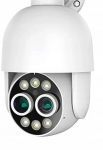 Techage Ip Wifi kaamera Dual 8x Zoom 8mp Ptz Onvif Valge Kaks Objektiivi +zoom