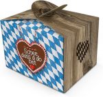 Logbuch-verlag 50 minikarpi Bavaria dekoratsioon Beautiful That You Are k&uuml;laliste kingitus suveniirpakend Oktoberfest Baieri pulm 8 x 6,5 x 5,5 cm