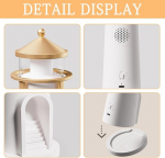 Lighthouse dekoratiivne lamp, led projektsioon kaugjuhtimispuldi ja bluetoothiga, majaka kingitus magamistuppa, elutuppa, j&otilde;uludeks, s&uuml;nnip&auml;evaks